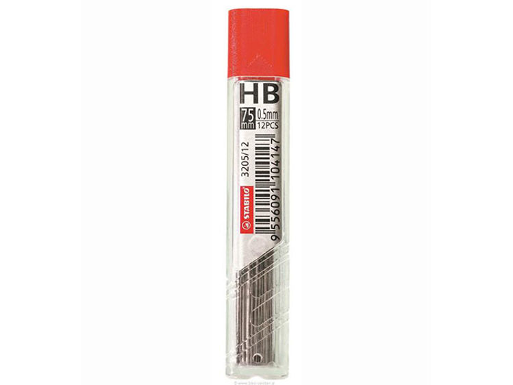 Picture of 4147 STABILO MECHANICAL PENCIL LEADS 0.5MM HB